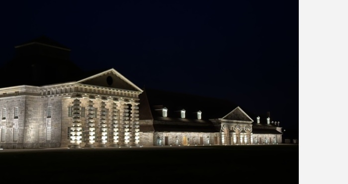 Mise en lumière de la Saline Royale (UNESCO) à Arc-et-Senans (25) avec Le (…)